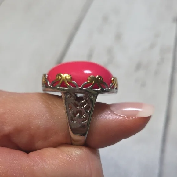 Plunder Pink and Gold Accent Ring - Picture 4 of 5